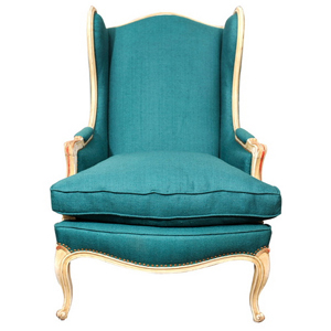 Μπερζέρα με λινό επιπλόπανο Μπερζέρα με λινό επιπλόπανο